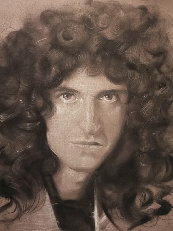 The portrait of Brian May