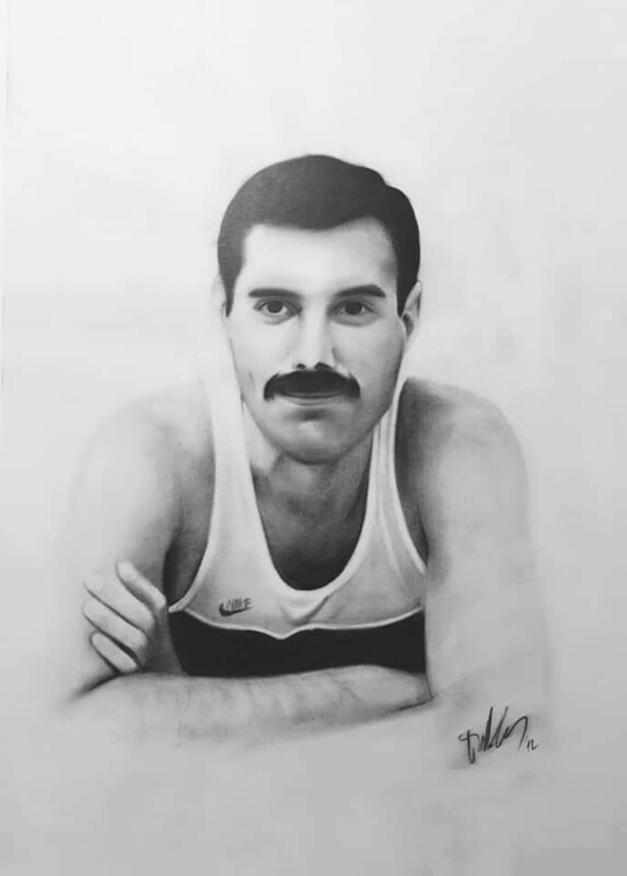 Freddie Mercury's portrait /
Limited edition print