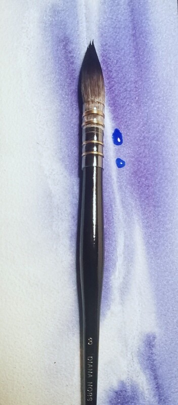 Professional brush for watercolor / number 3