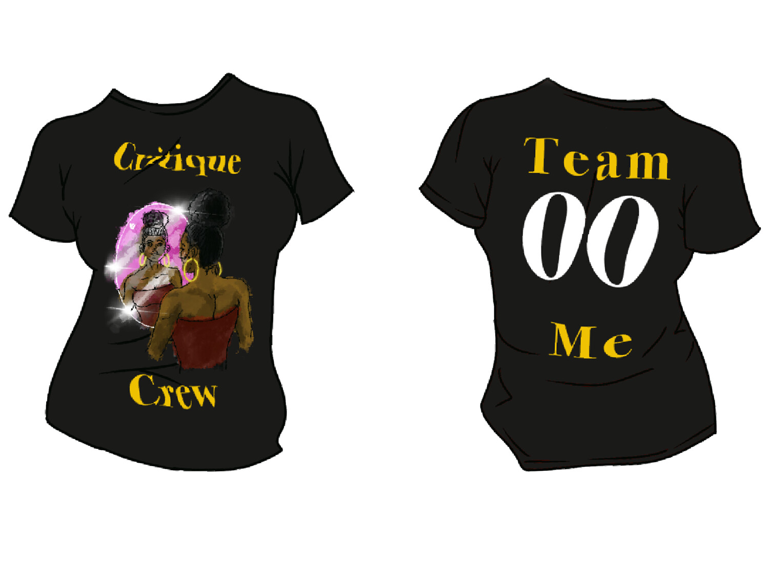 Critique Crew Tee BLK