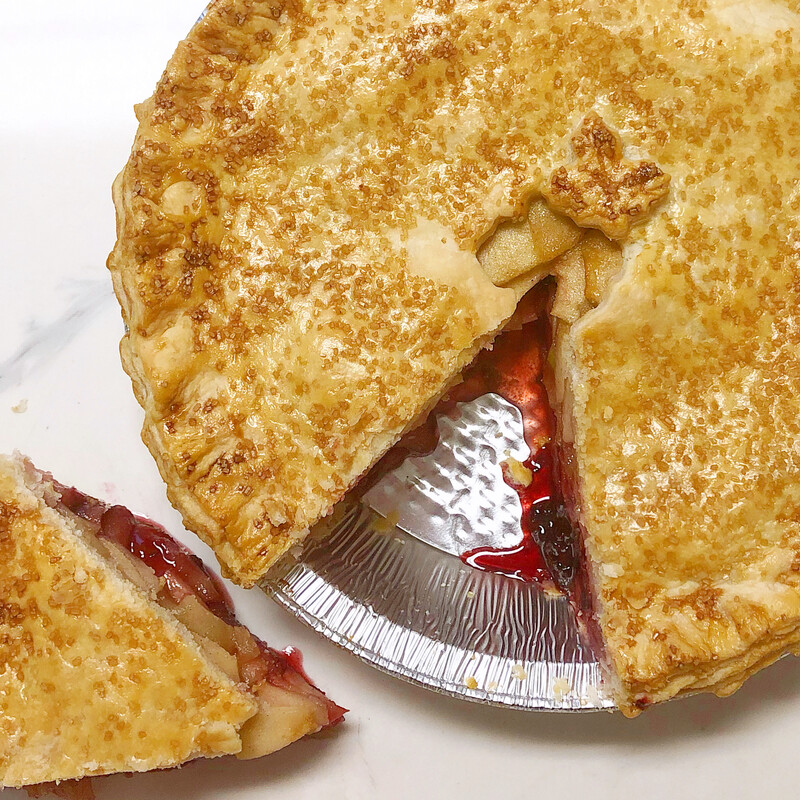 9&quot; Apple Olallieberry Pie