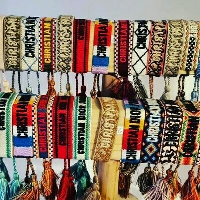 Freundschaftsarmband  Canvas Baumwollarmband | gewebtes geknüpftes besticktes Canvas Armband | Sommer 2021