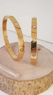 Neu Love Armband Unisex 16cm one zirkon und + 1 Ring Gratis
