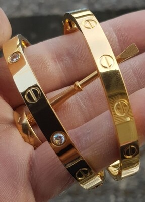 Neu Damen Barcelet Armreif one zirkon &amp; mit zirkon+ 1 Ring 💍GRATIS😍