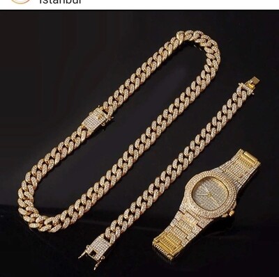 NEU HIP-HOP SET VERGOLDET