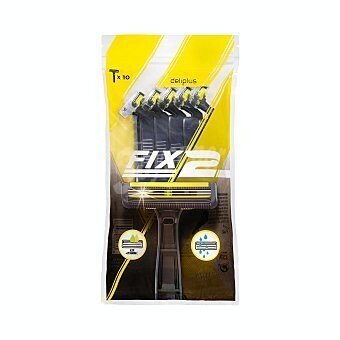 Pack 10 Und. Maquinilla  Afectadora desechable  FIX 2 Hojas