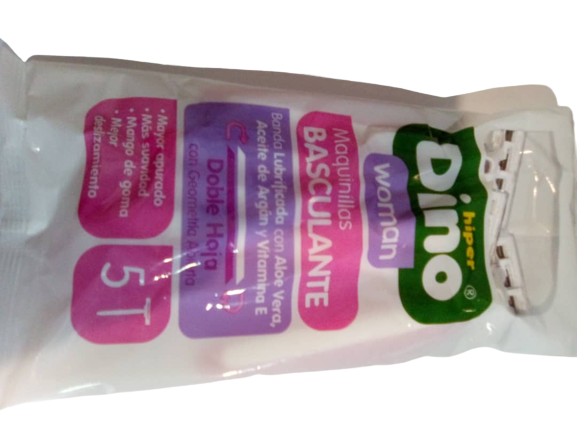 HiperDino maquinilla afeitar de Dama fija 5 uds. HiperDino maquinilla afeitar de Dama fija 5 uds.