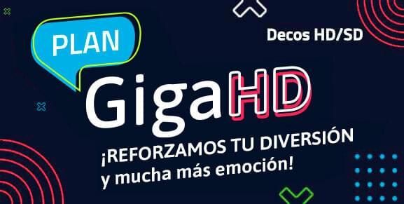 RECARGA SIMPLETV PLAN GigaHD 1 DECO ADICIONAL