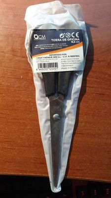 TIJERA OFICINA PEQUENA 16.5CM