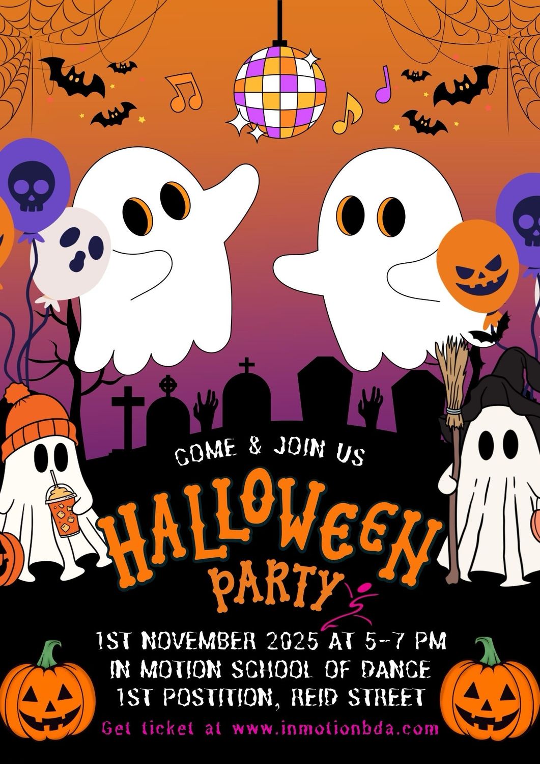 HALLOWEEN DANCE PARTY TICKET!! 🎃👻💀