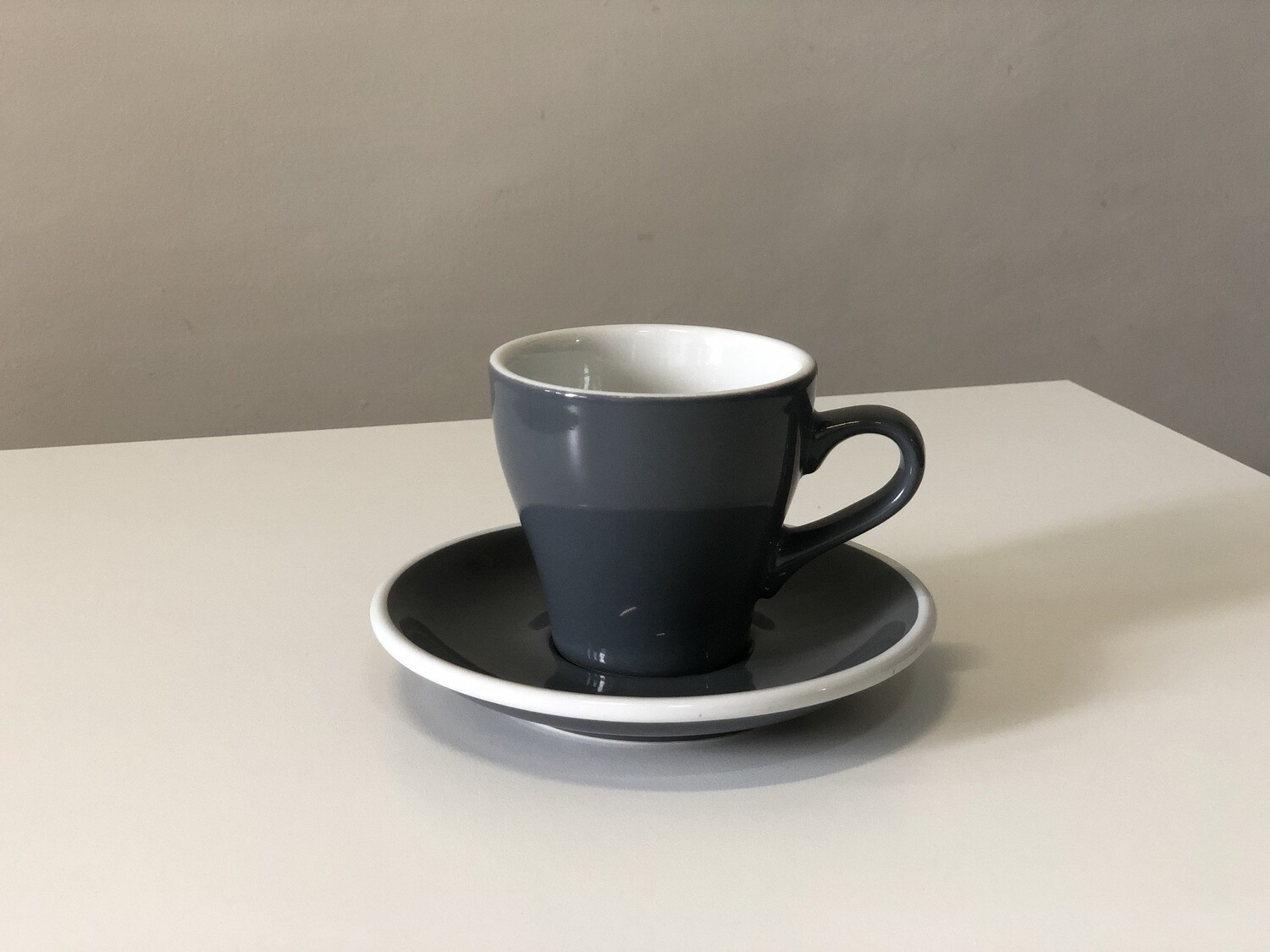 Acme Gray Tulip Cup &amp; Saucer