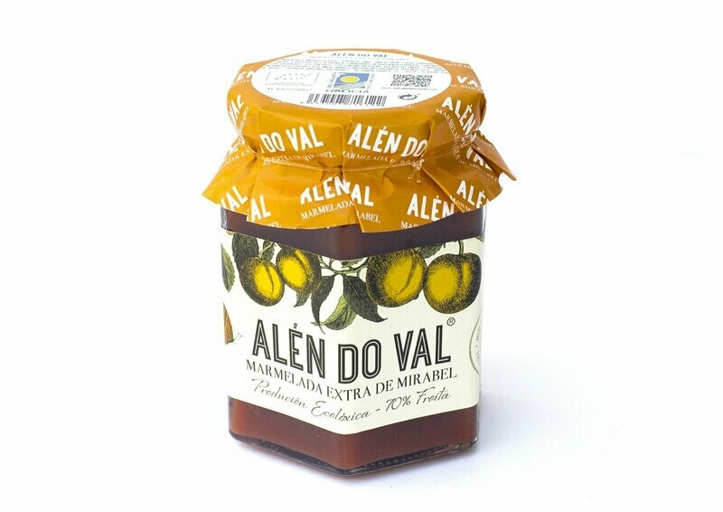 Mermelada Extra de Mirabel ALÉN DO VAL Bio (70% fruta).