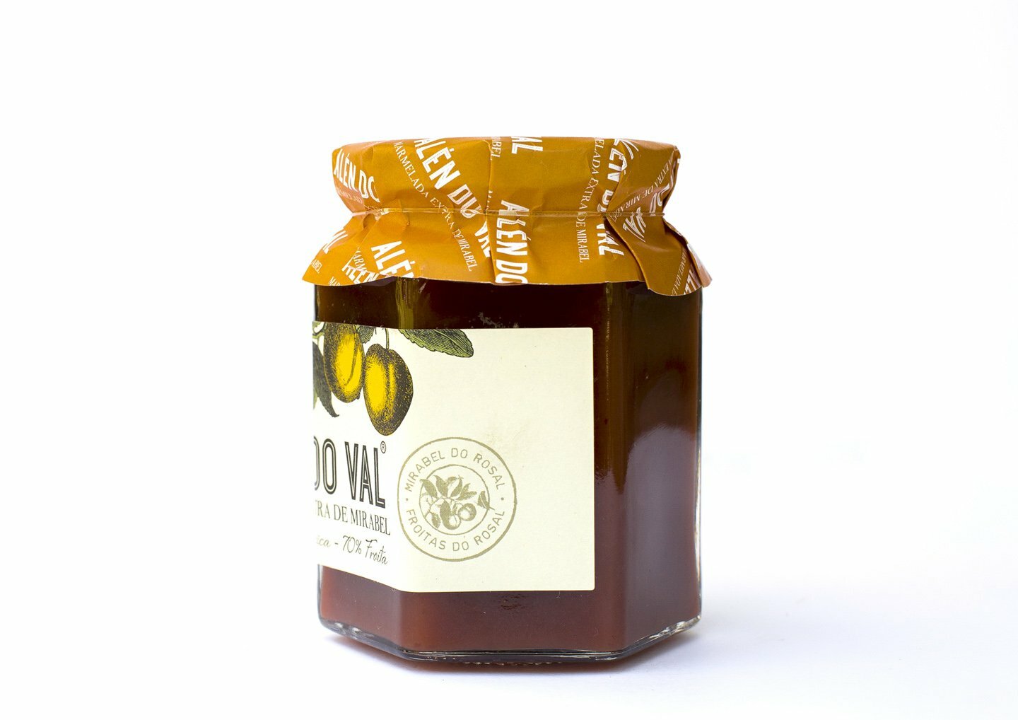 Mermelada Extra de Mirabel ALÉN DO VAL Bio (70% fruta).