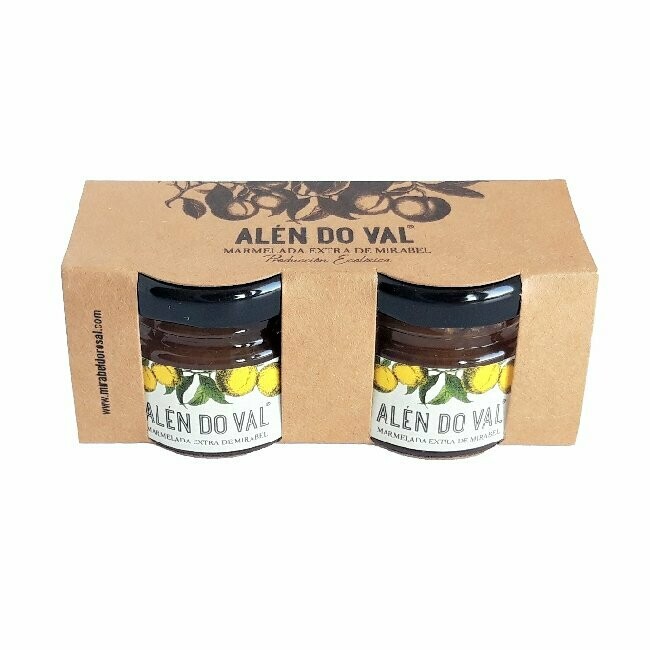 Pack Mini Mermelada Extra de Mirabel ALÉN DO VAL  Bio (2 Ud. 30g.)