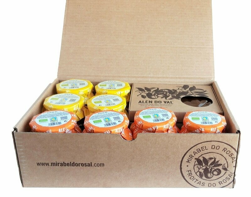 Caja Mixta (Mirabeles Almíbar + Mermelada + Dulce) ALÉN DO VAL Bio