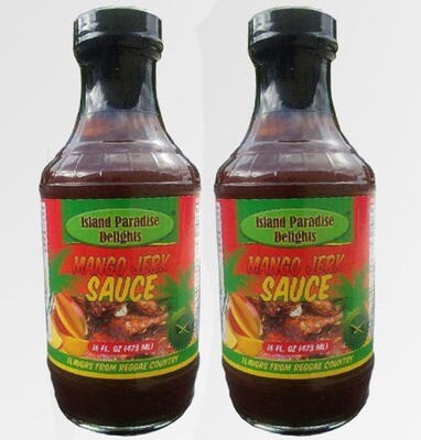 Jamaican Mango Jerk Sauce and Marinade - (2 Pack)
