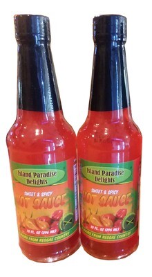 Jamaican Sweet & Spicy Hot Sauce - (2 Pack)