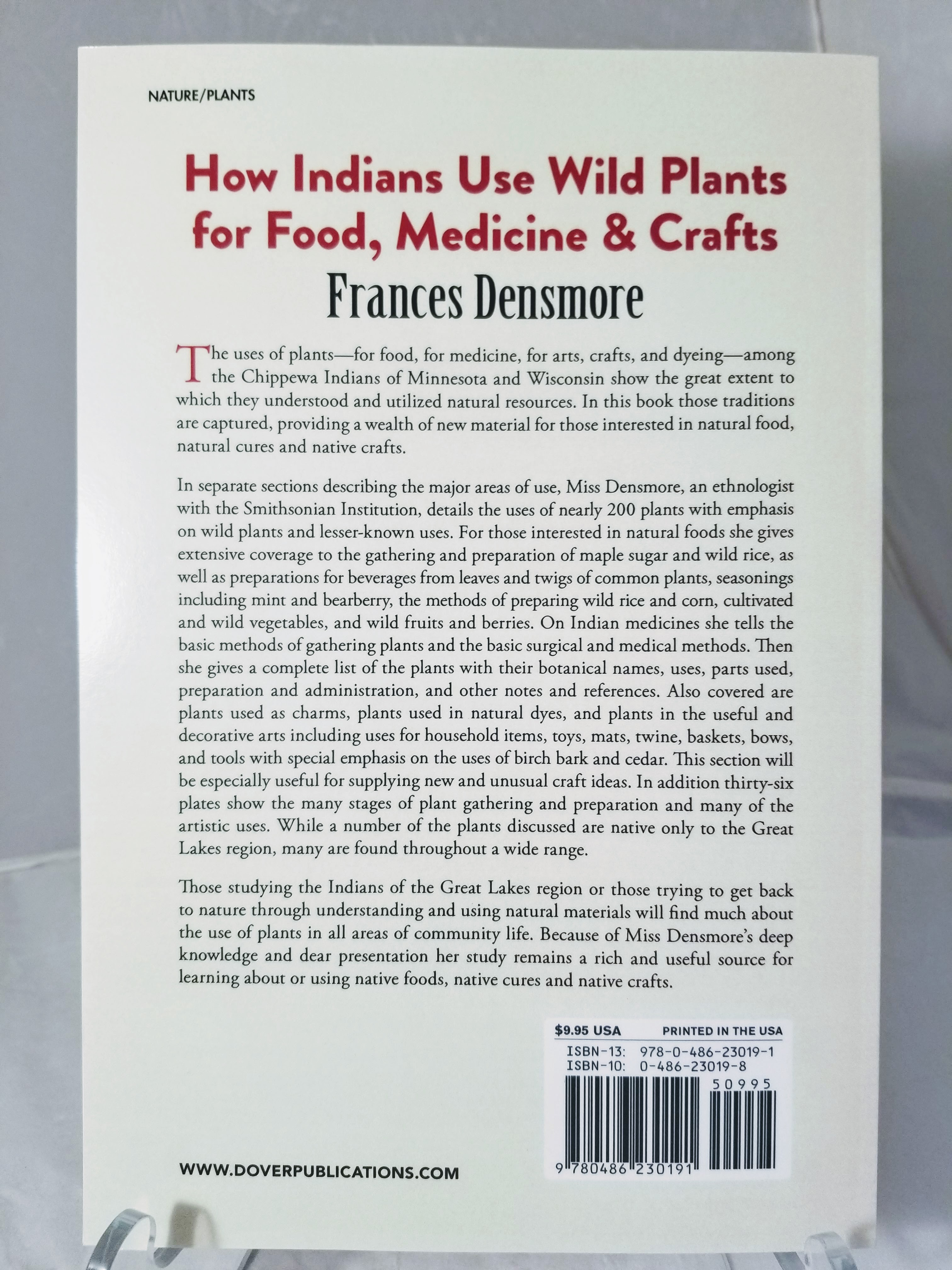 How indians use wild plants for food medicine and crafts How Indians Use Wild Plants For Food Medicine And Crafts Dover Reprint 1974 Sc Ebay