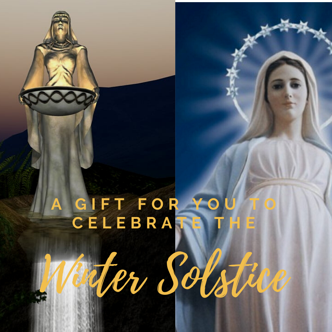 WINTER SOLSTICE Guided  Journey Package x2 Meditations with Mother Mary & Danu.