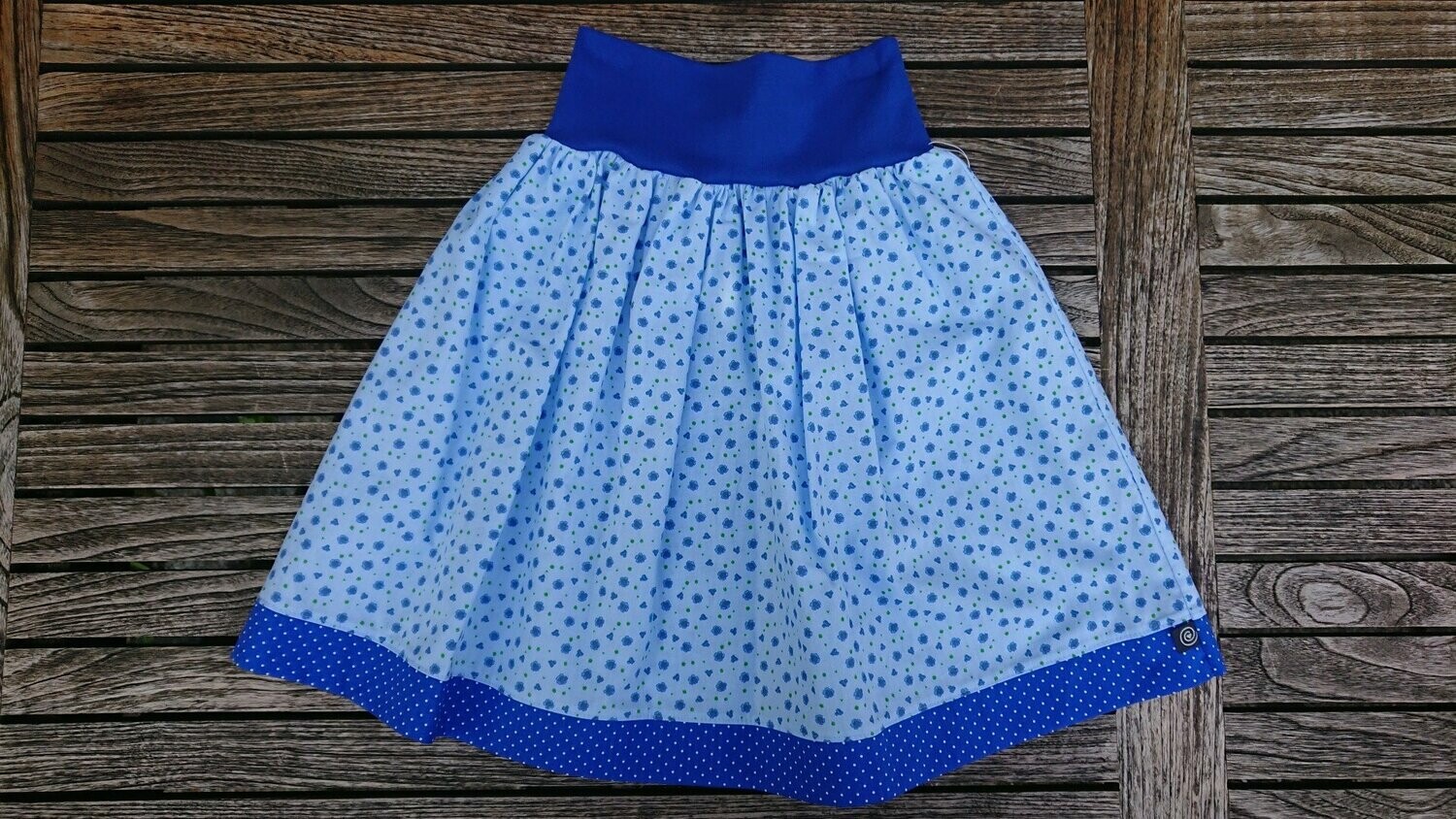 Trachtenrock mit Jerseybund Gr. 122/128