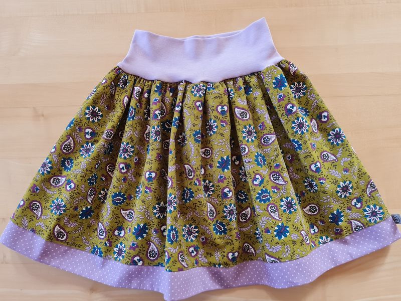 Trachtenrock aus Cord Gr. 98/104  -  110/116  -  122/128