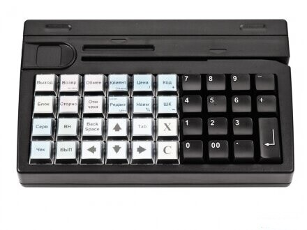 Программ. клавиатура Posiflex KB-4000UB черная