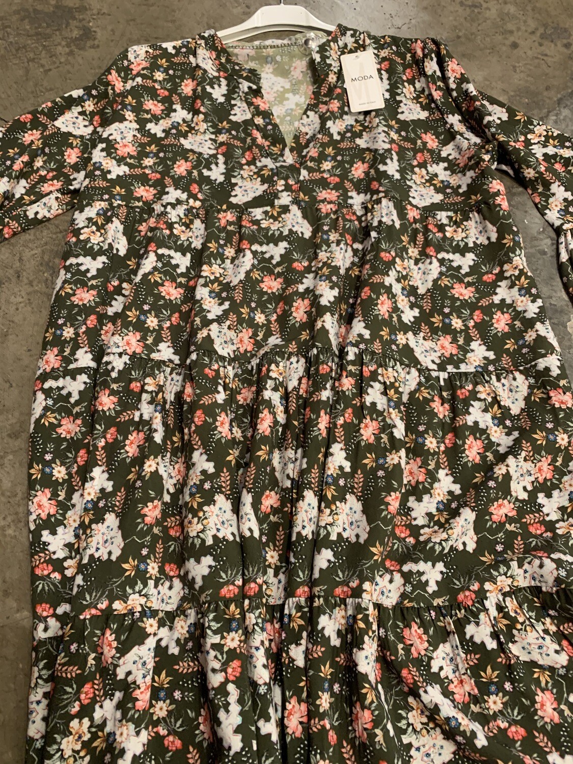 Paisley peach dress
