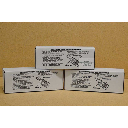Berg Security Sticker Seals (two-part) Case