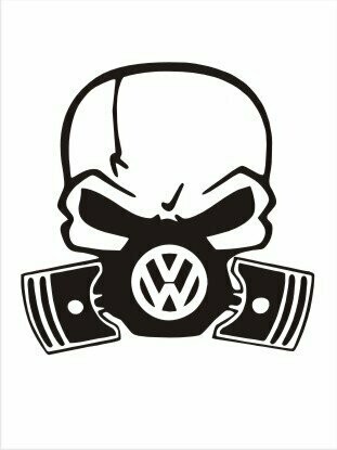 Skull volkswagen