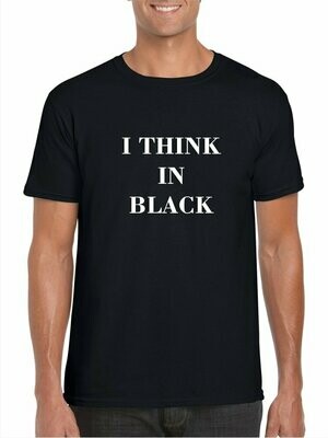 I THINK IN BLACK
