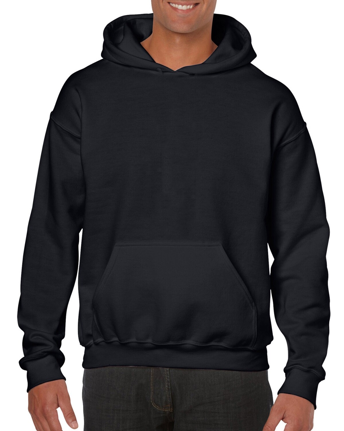 Φούτερ κουκούλα unisex BLACK