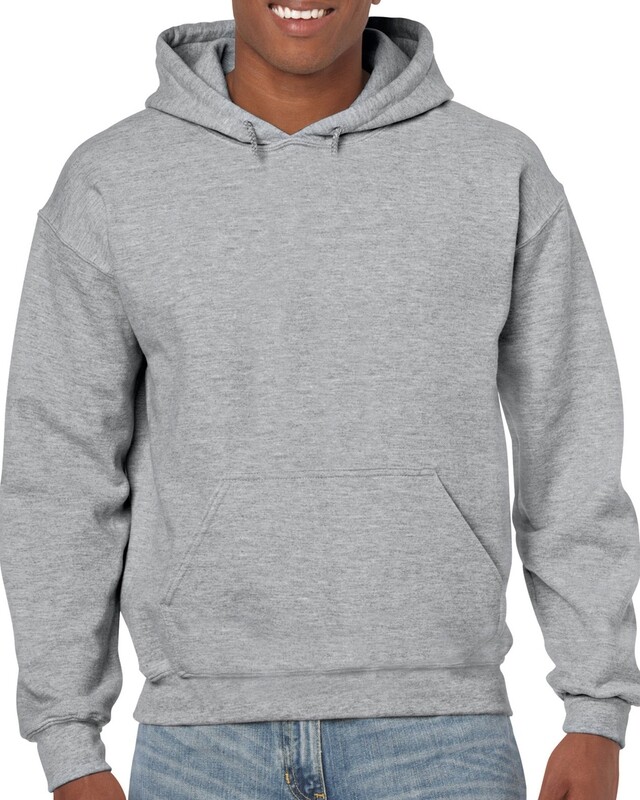 Φούτερ κουκούλα unisex SPORT GREY