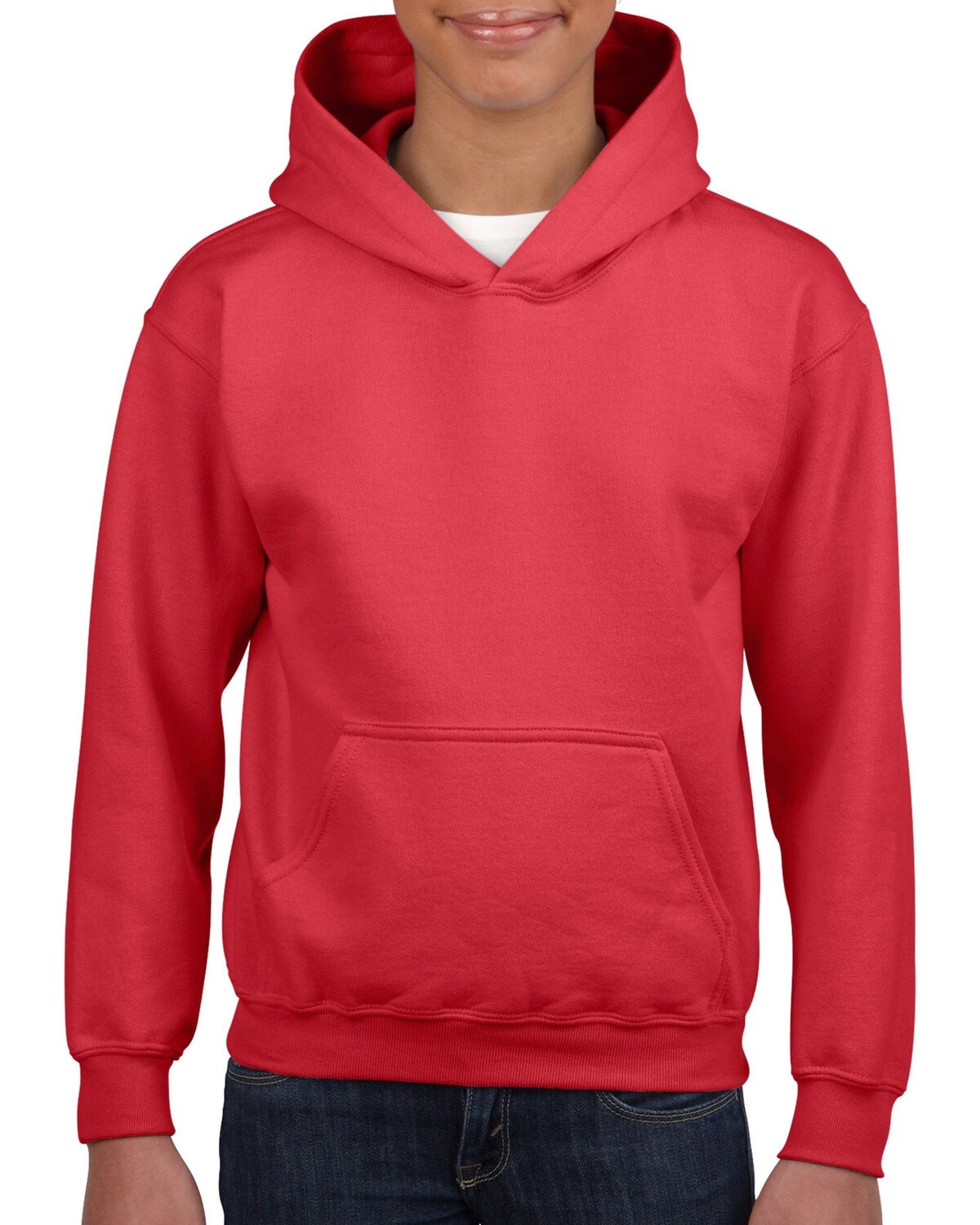 Φούτερ κουκούλα Παιδικό unisex RED