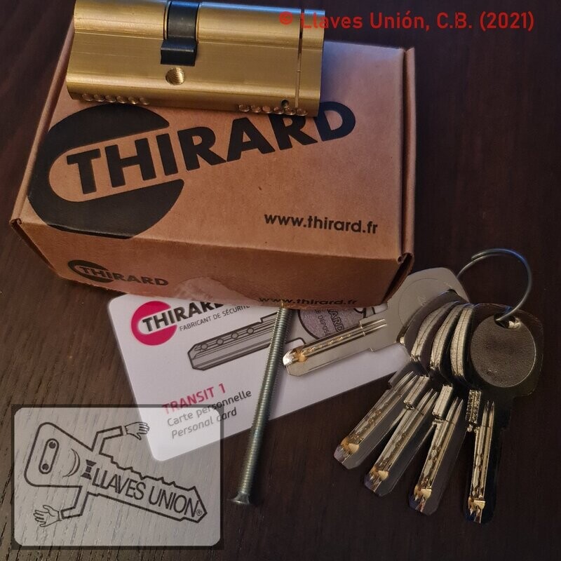 Cilindro THIRARD TRANSIT-1. 30x40 mm. Latón