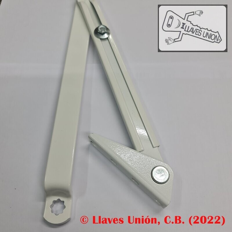 Brazo CISA 07155 F 2/4 Blanco Sin Retención