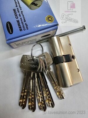 Cilindro Seguridad IXXTRON BS972 30X30 mm. Niquelado. Antipánico