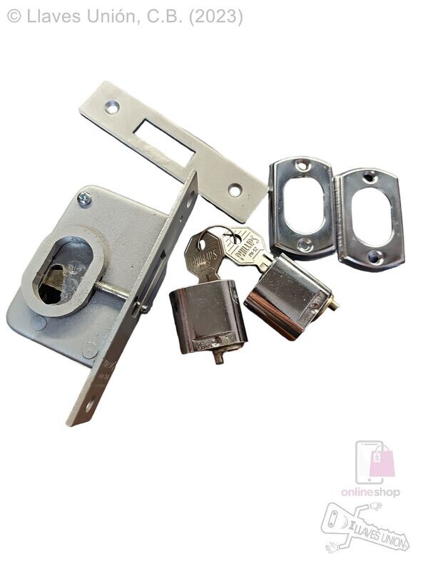 Cerradura PHILLIPS 400/DC Embutir. Puertas Correderas