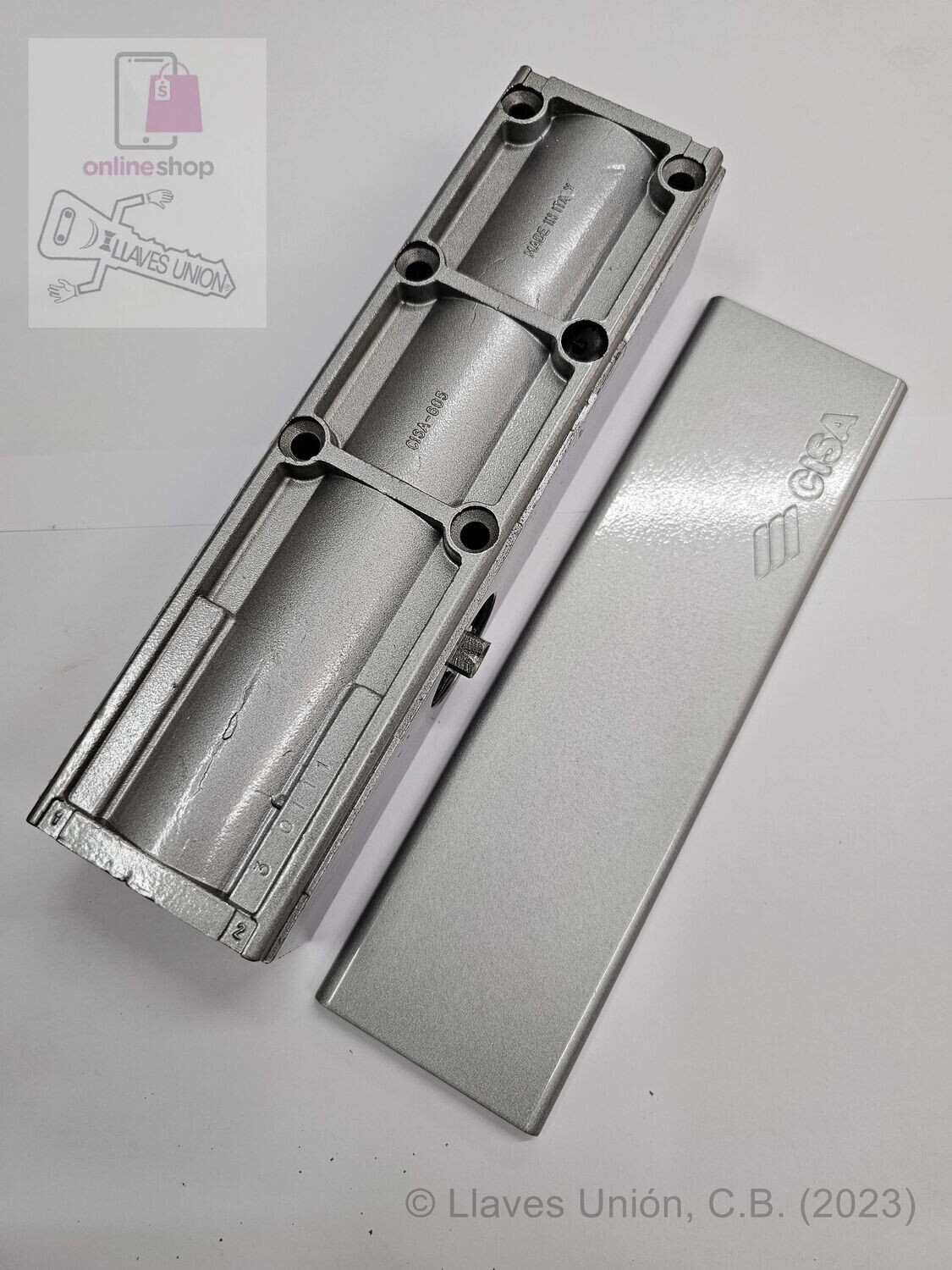 Cierrapuertas CISA 60510 F-4 Aluminio Sin Retención