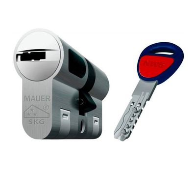 Cilindro MAUER  NW5 31X31 mm. Niquelado Leva Larga