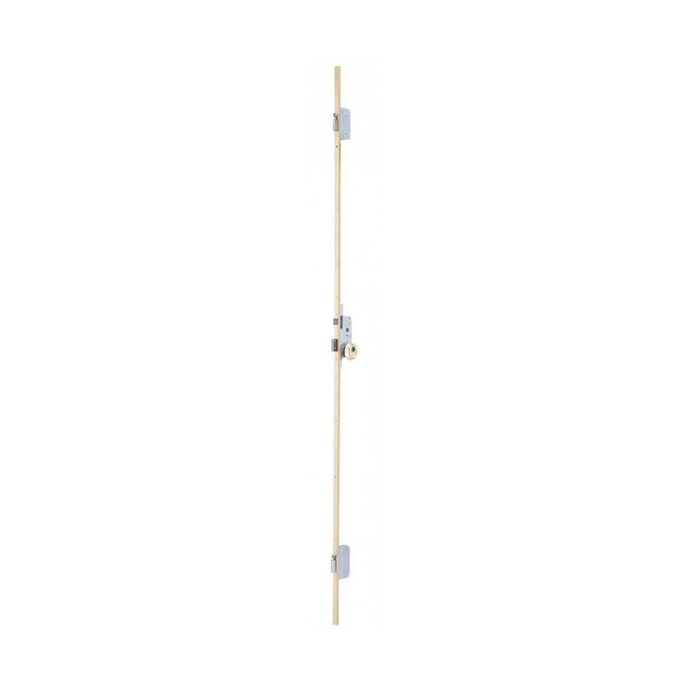 Cerradura de Seguridad Multipunto TESA serie TLPN 50 mm. Latonada