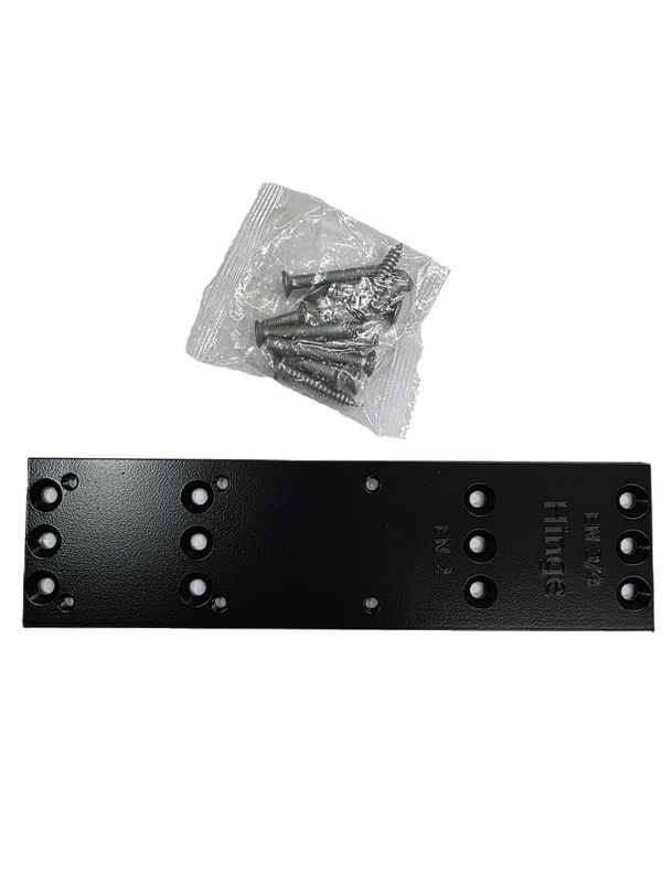 Placa de Montaje ASSA ABLOY DCA161 NEGRO para cierrapuertas DC140