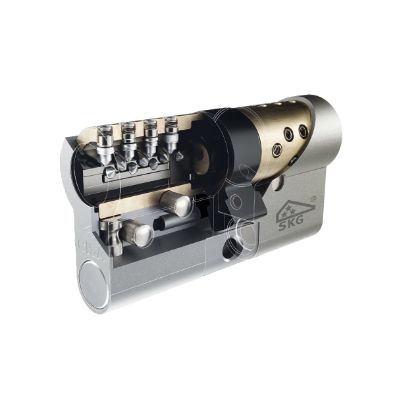 Cilindro CISA RS5 30x30 mm. Niquelado. Llave Incopiable. Leva Larga Cilindro CISA RS5 30x30 mm. Niquelado. Llave Incopiable. Leva Larga