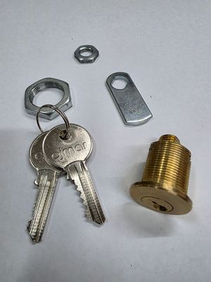 OJMAR Cerradura Puerta Basculante/Trastero 0529 Latonada