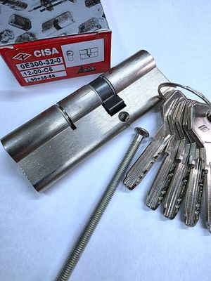 Cilindro Europerfil CISA ASIX de Seguridad 35x55 mm. Niquelado. Leva Larga Cilindro Europerfil CISA ASIX de Seguridad 35x55 mm. Niquelado. Leva Larga