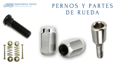Pernos y partes de rueda