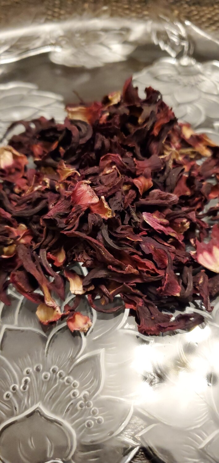 DRIED HIBISCUS FLOWERS 1oz