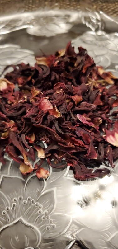 DRIED HIBISCUS FLOWERS 1oz