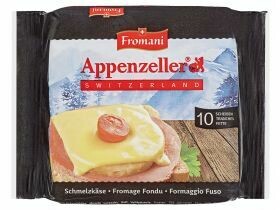 Fromage fondu suisse, Tranches, divers types 200g