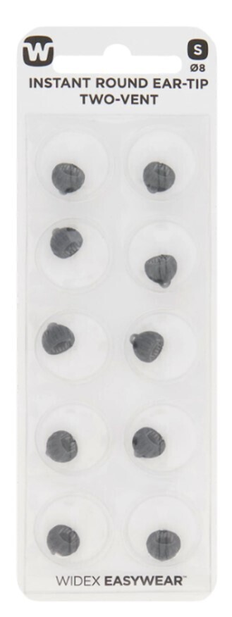 Widex instant round ear-tip two-vent S