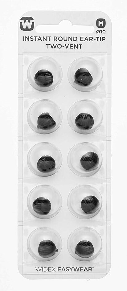 Widex instant round ear-tip two-vent M